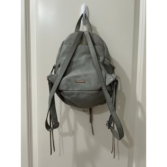 Rebecca Minkoff Julian Tassels Gray Leather Backpack main image 11